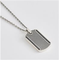 Collana Mabina Uomo Collana In Argento E Zirconi in Argento Zircone 553436 - 553436